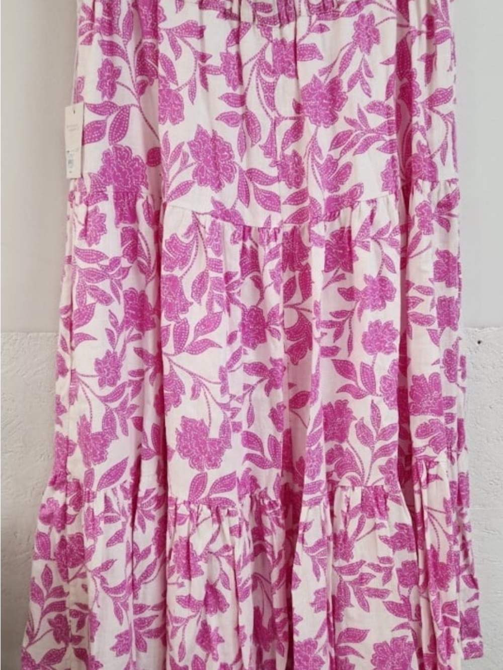 LC Lauren Conrad White and Pink Floral Kids One-Piece